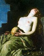 Guido Cagnacci Maddalena svenuta oil